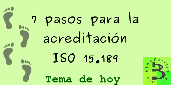 Pasos para creditación ISO 15189