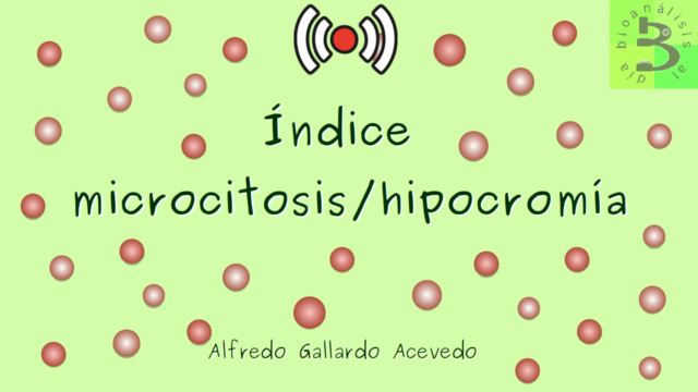 Webinar índice microcitosis hipocromía