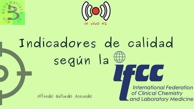 Webinar modelo de indicadores de la calidad de la IFCC