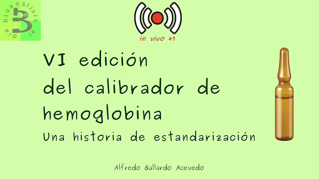 Webinar calibrador de hemglobina ICSH